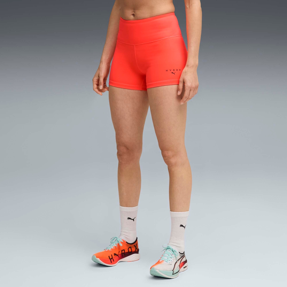Hyrox W PUMA x HYROX TAD ESS SHORT TIGHT - Red
