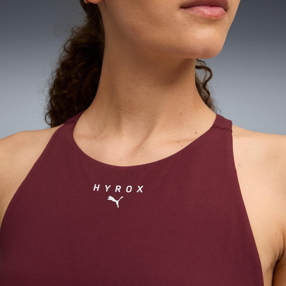 Hyrox W PUMA X HYROX SHAPELUXE HIGH NECK BRA - Red