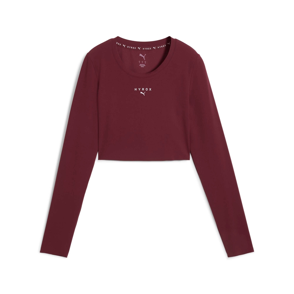 Hyrox W PUMA x HYROX SHAPELUXE LS CROP TEE - Red