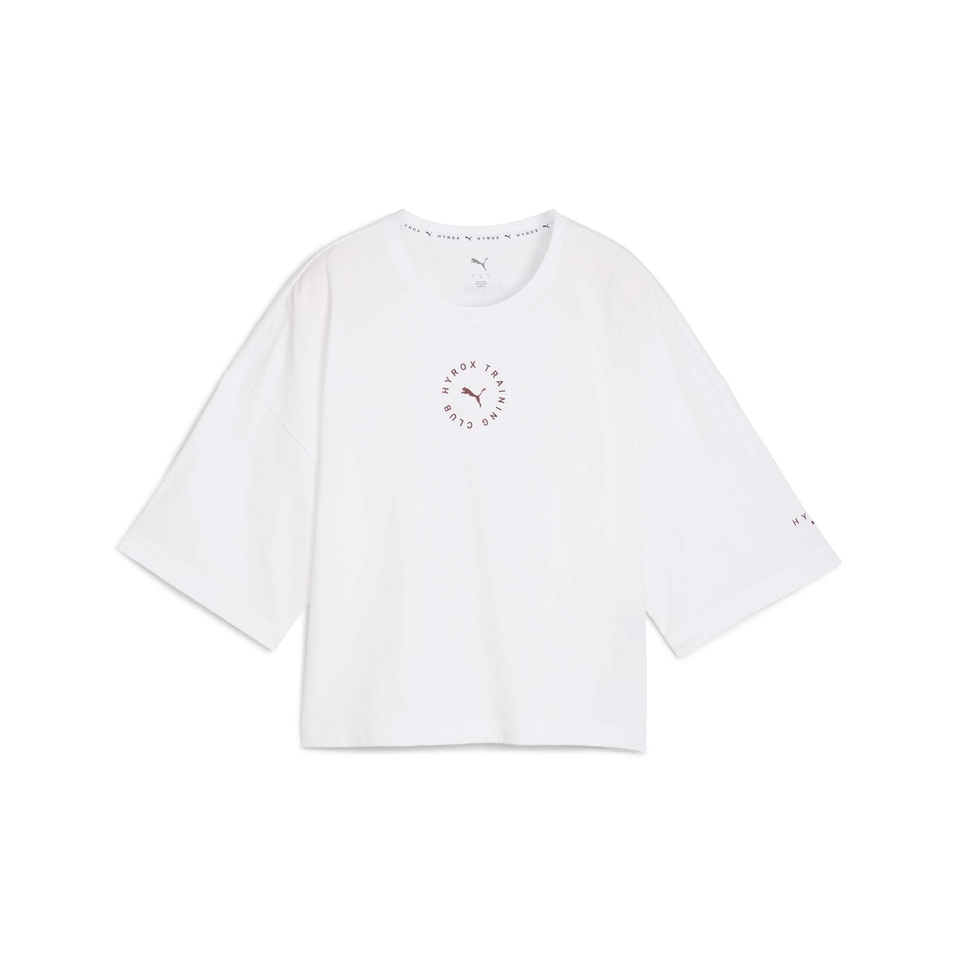 Hyrox W PUMA x HYROX CROPPED LIFESTYLE TEE - White