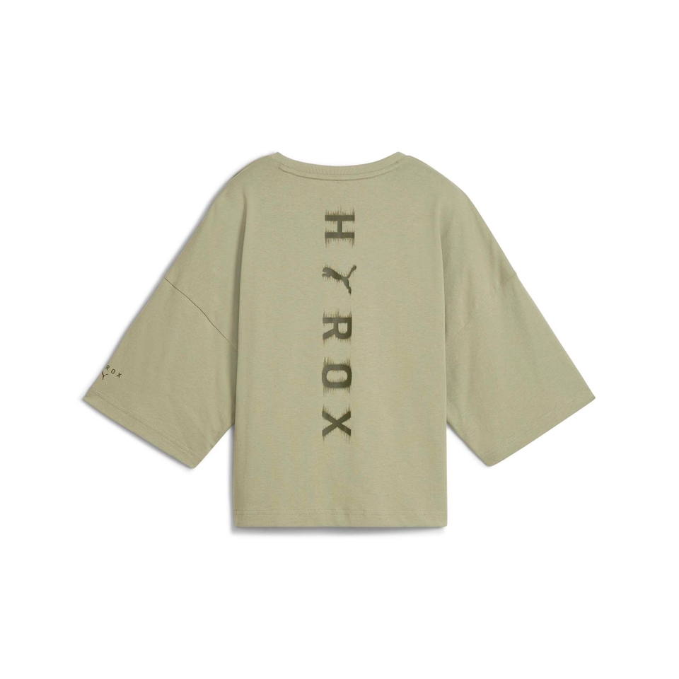 Hyrox W PUMA x HYROX CROPPED LIFESTYLE TEE - Green