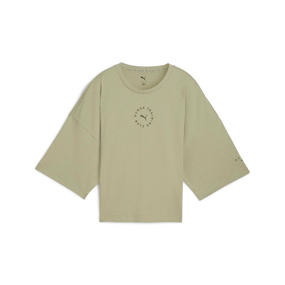 Hyrox W PUMA x HYROX CROPPED LIFESTYLE TEE - Green