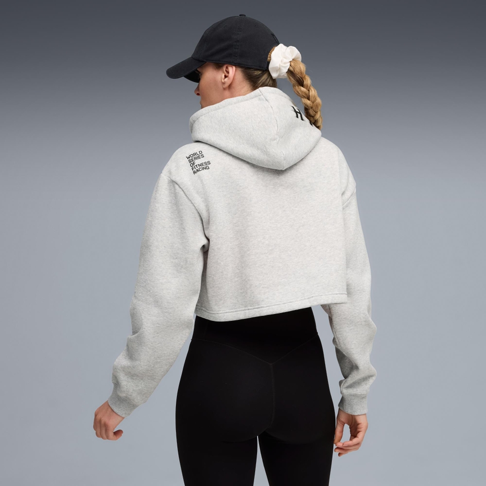 Hyrox W PUMA x HYROX HEAVYWEIGHT HOODIE - Gray