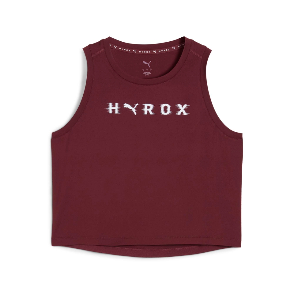 Hyrox W PUMA x HYROX CLOUDSPUN THERMOADAPT CROP TANK - Red