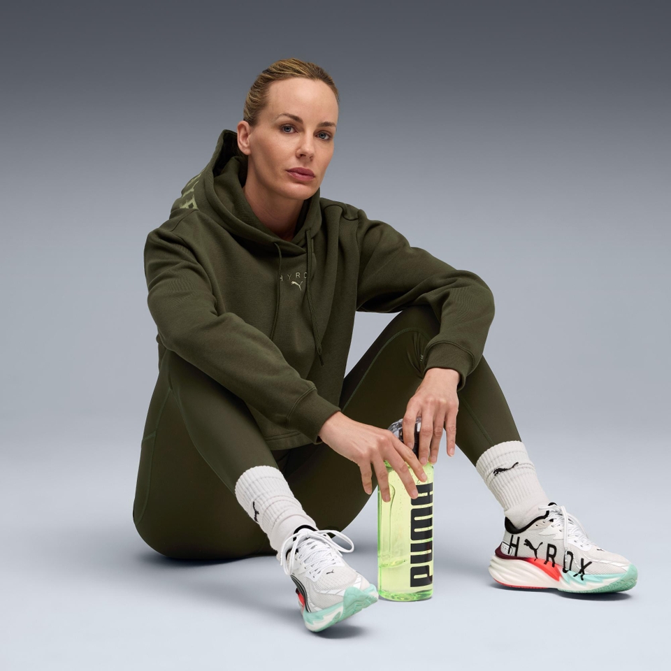 Hyrox W PUMA x HYROX HEAVYWEIGHT HOODIE - Green