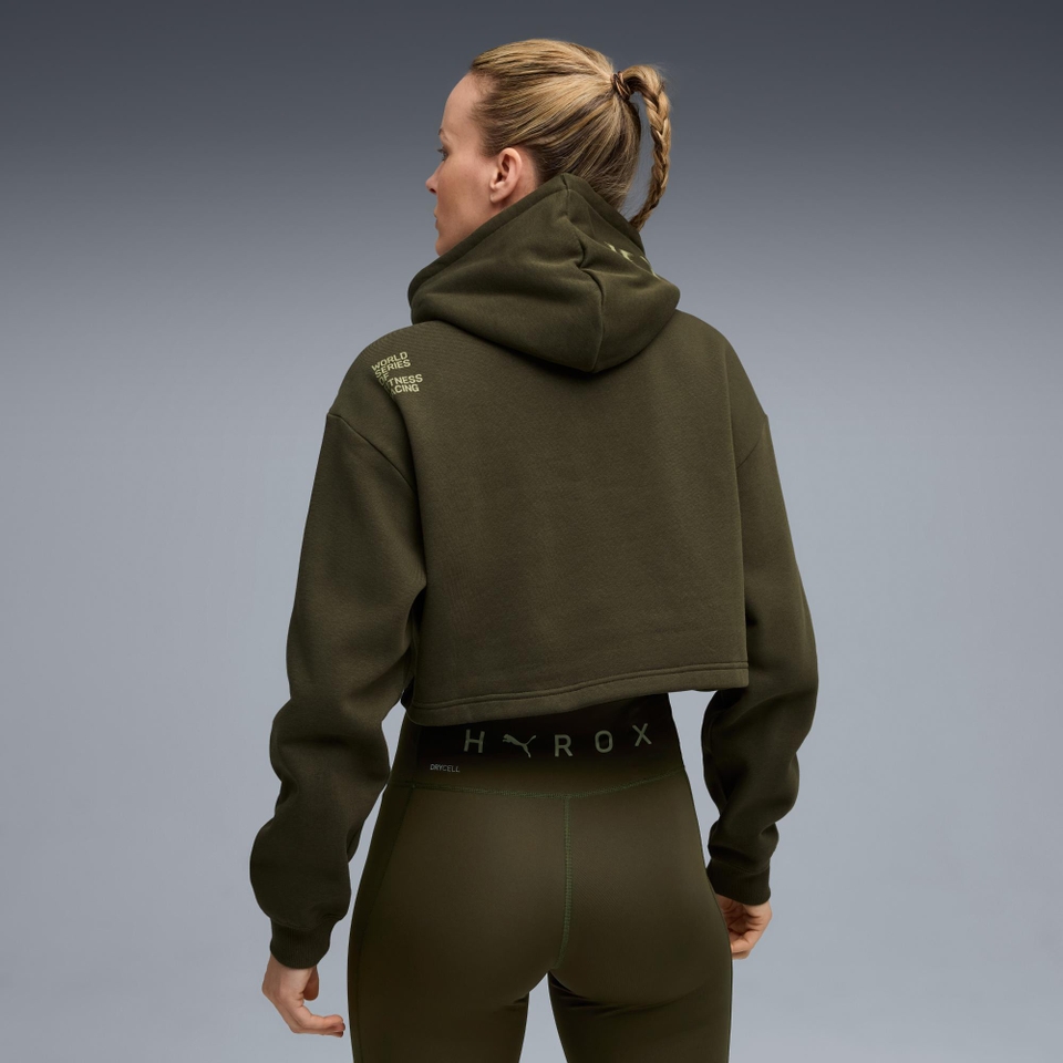 Hyrox W PUMA x HYROX HEAVYWEIGHT HOODIE - Green