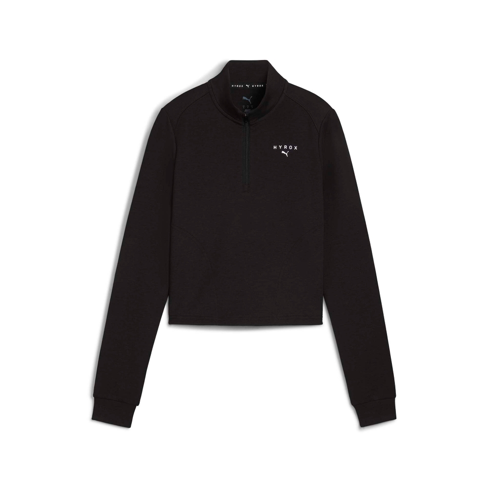 Hyrox W PUMA x HYROX CLOUDSPUN 1/4 ZIP - Black