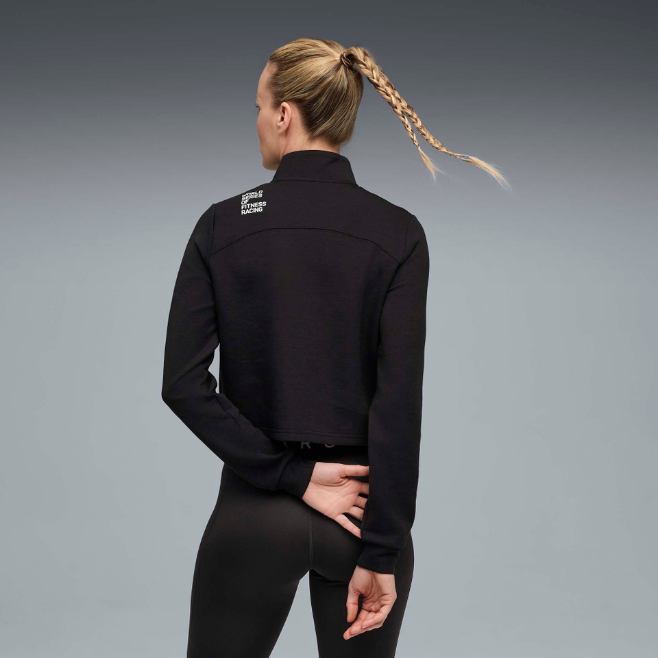 Hyrox W PUMA x HYROX CLOUDSPUN 1/4 ZIP - Black