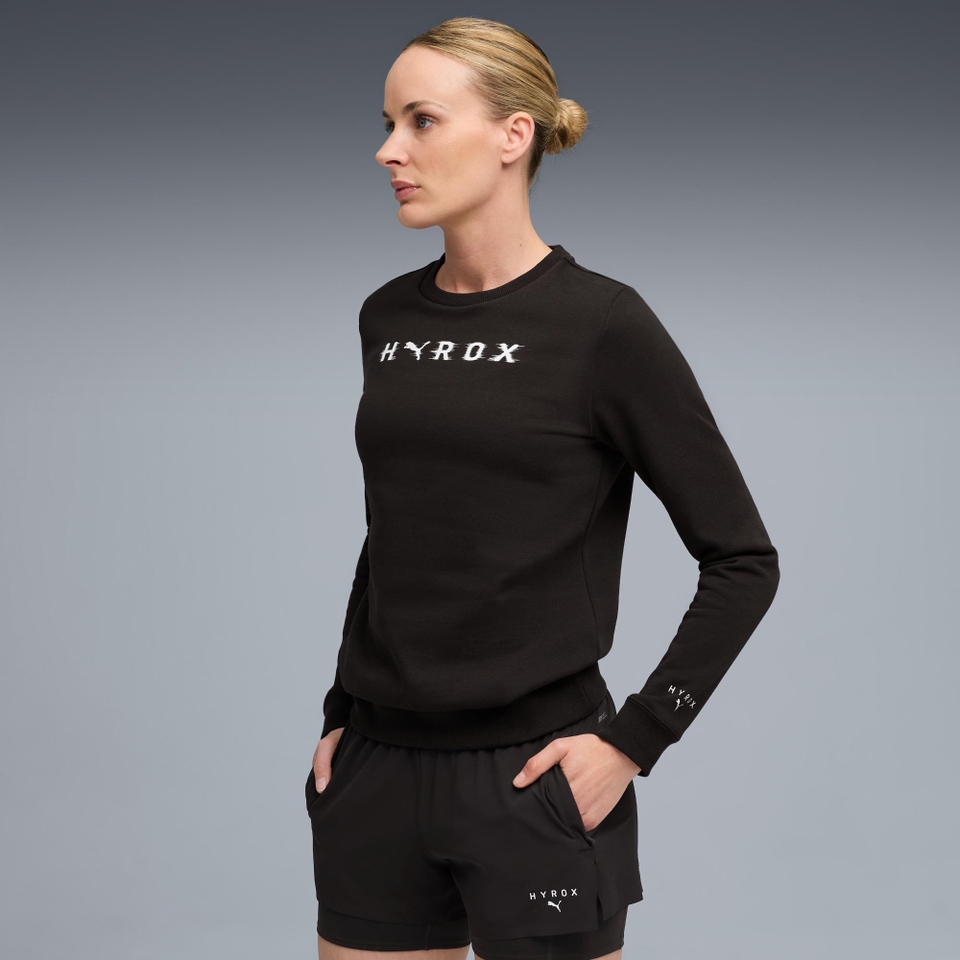 Hyrox W PUMA x HYROX HEAVYWEIGHT CREW - Black