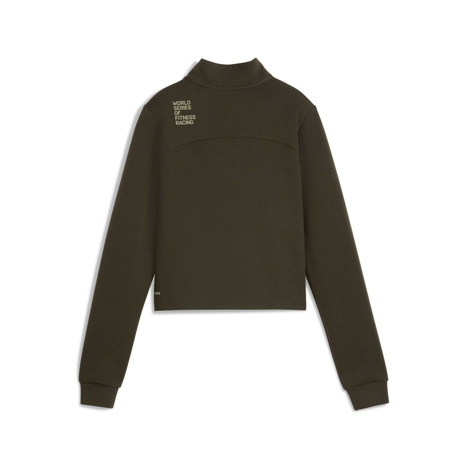 Hyrox W PUMA x HYROX CLOUDSPUN 1/4 ZIP - Green