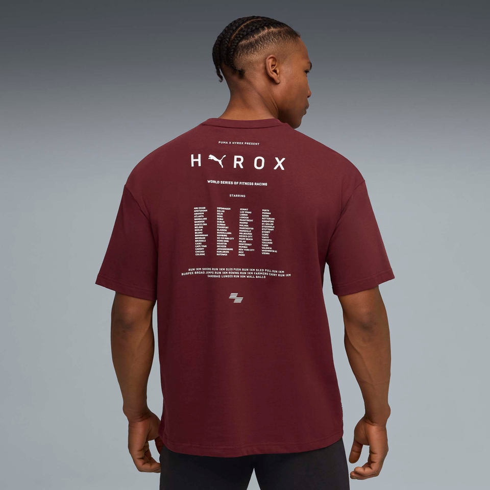 Hyrox M PUMA x HYROX LIFESTYLE TEE - Red