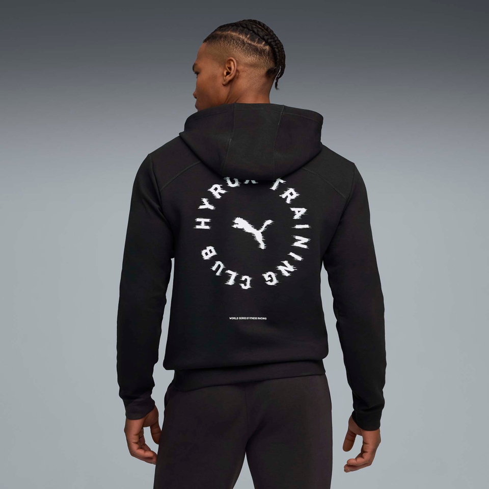 M PUMA x HYROX CLOUDSPUN HOODIE - Black