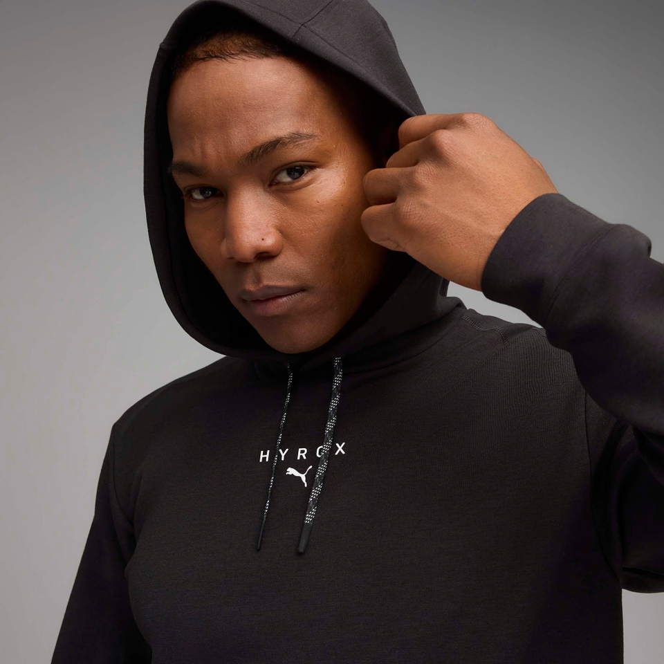 M PUMA x HYROX CLOUDSPUN HOODIE - Black