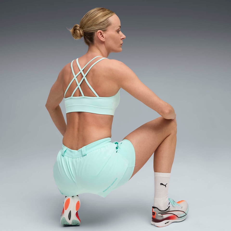 W PUMA x HYROX MOVE STRAPPY BRA - Mint