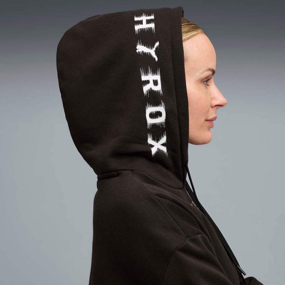 W PUMA x HYROX HEAVYWEIGHT HOODIE - Black