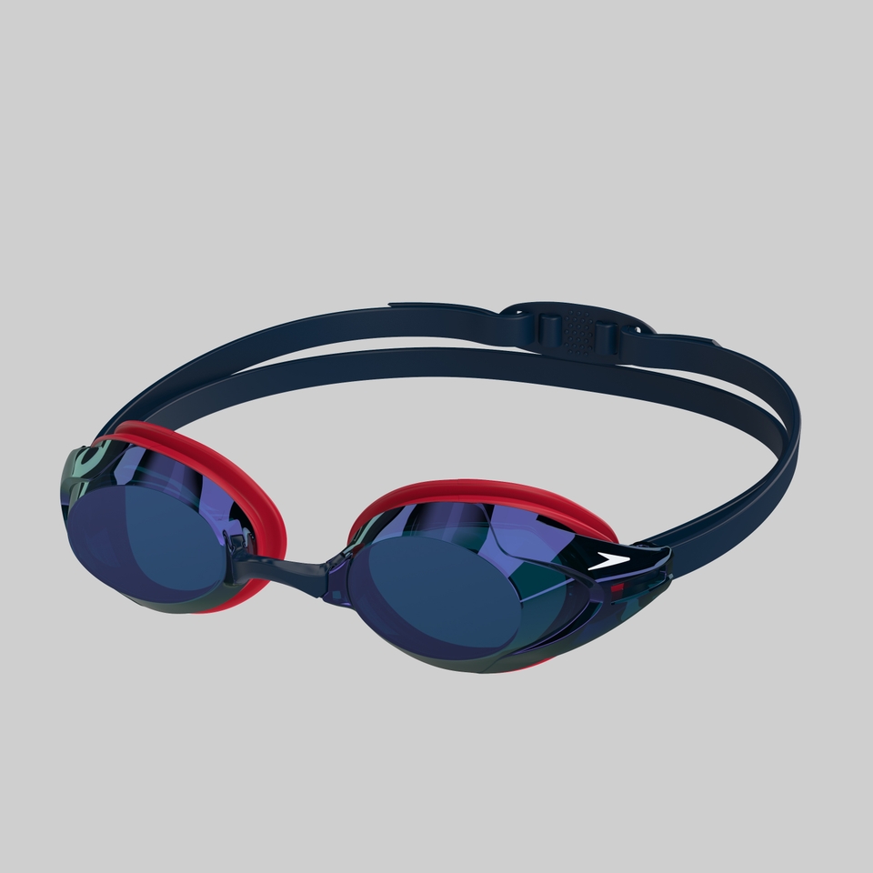 Adult Vanquisher 3.0 Spirit Mirror Goggles Blue/Red
