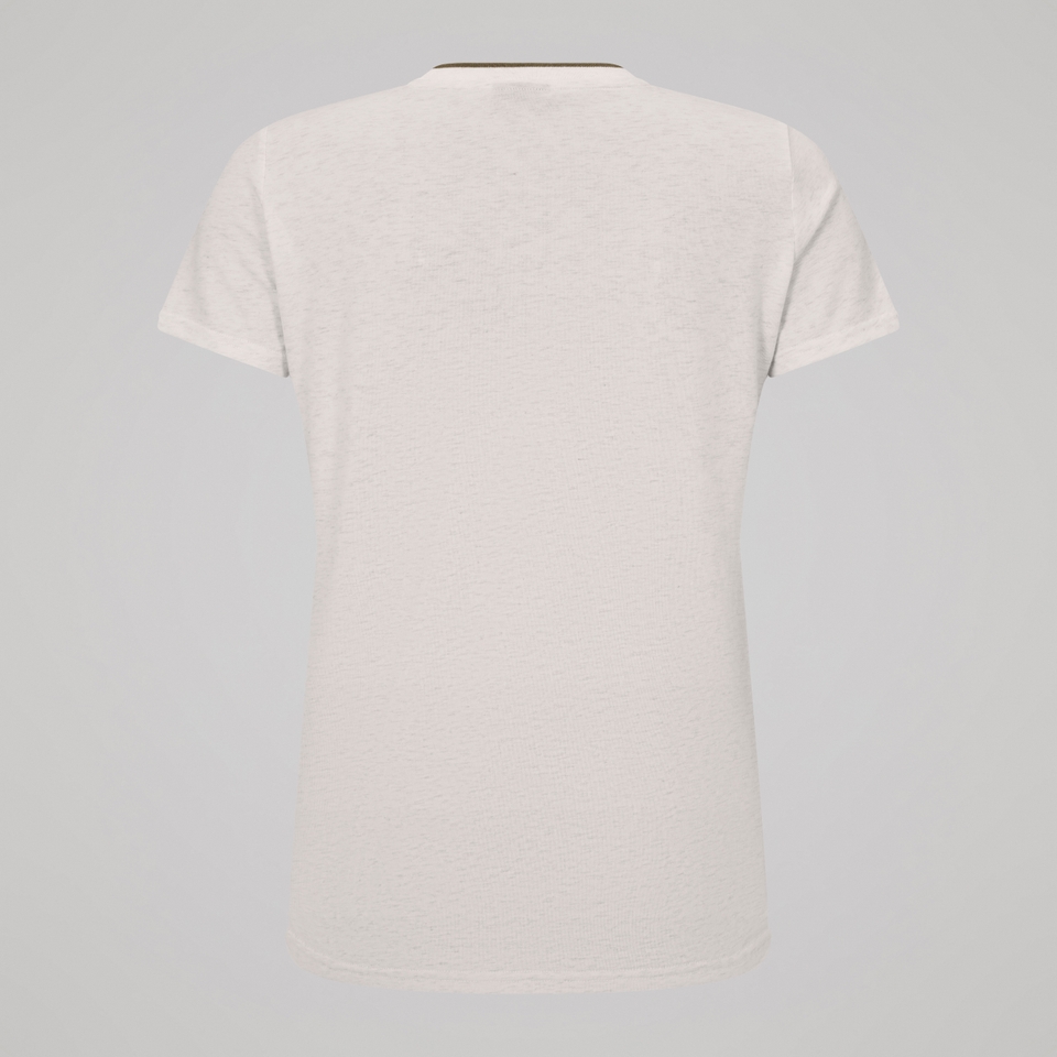 Womens Ireland Cotton Tee Cream Marl