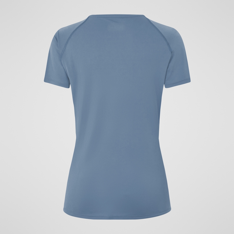 Damen Demleby Tech Tee - Blau