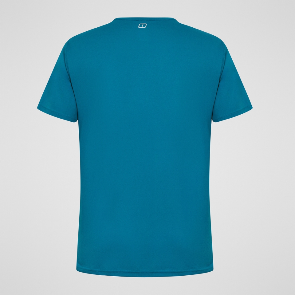 Herren  Evedon Tech Tee - Türkis