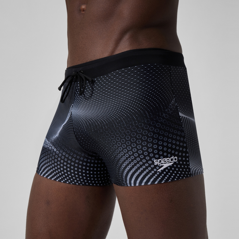 Herren Valmilton Aquashorts mit Allover-Print Grau