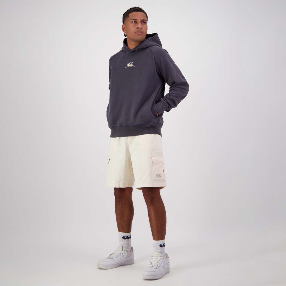 MENS HERITAGE WASHED HOODIE INDIA INK