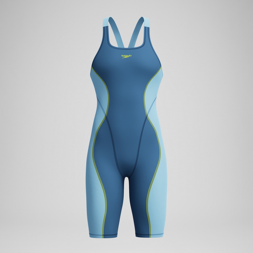 Women's Fastskin HyperSpark Openback Kneeskin Blue