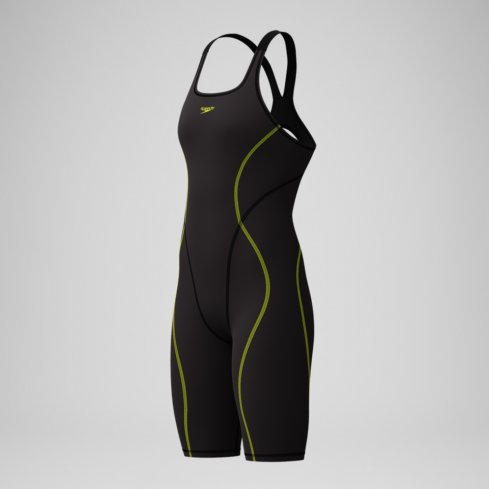 Combinaison partielle à dos ouvert noire pour femmes Fastskin HyperSpark