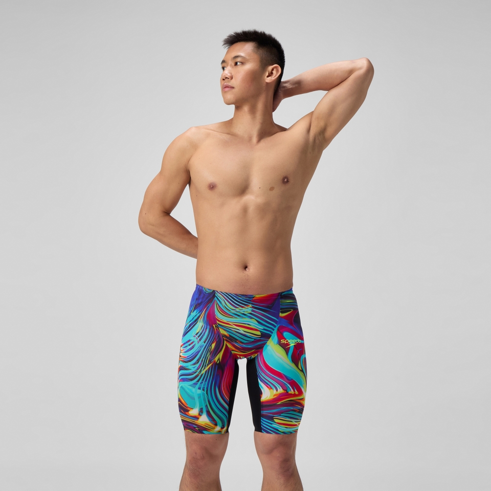 Men's Fastskin LZR Pure Valor 2.0 High Waisted Jammer Black/Red