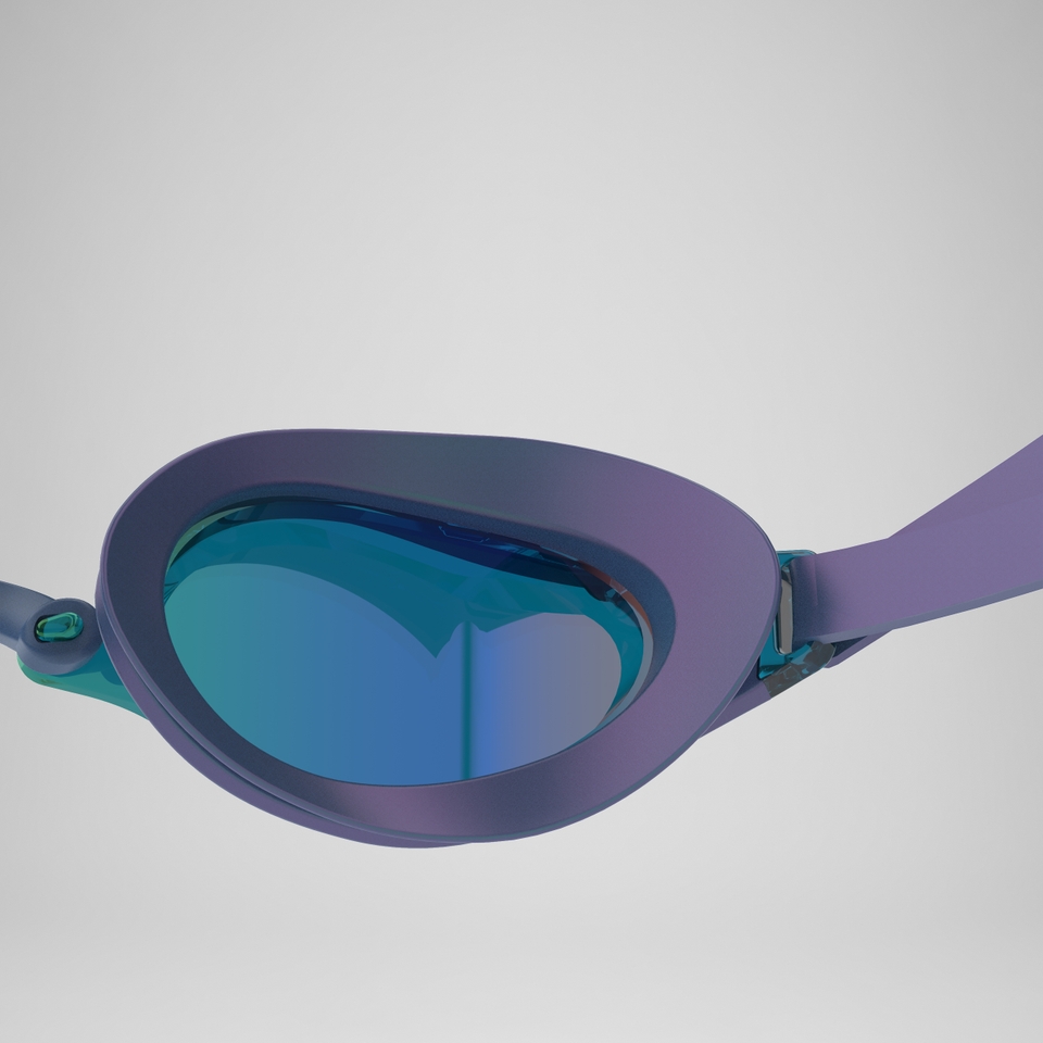 Adult Speedsocket 2.0 Mirrored Goggles Purple/Blue