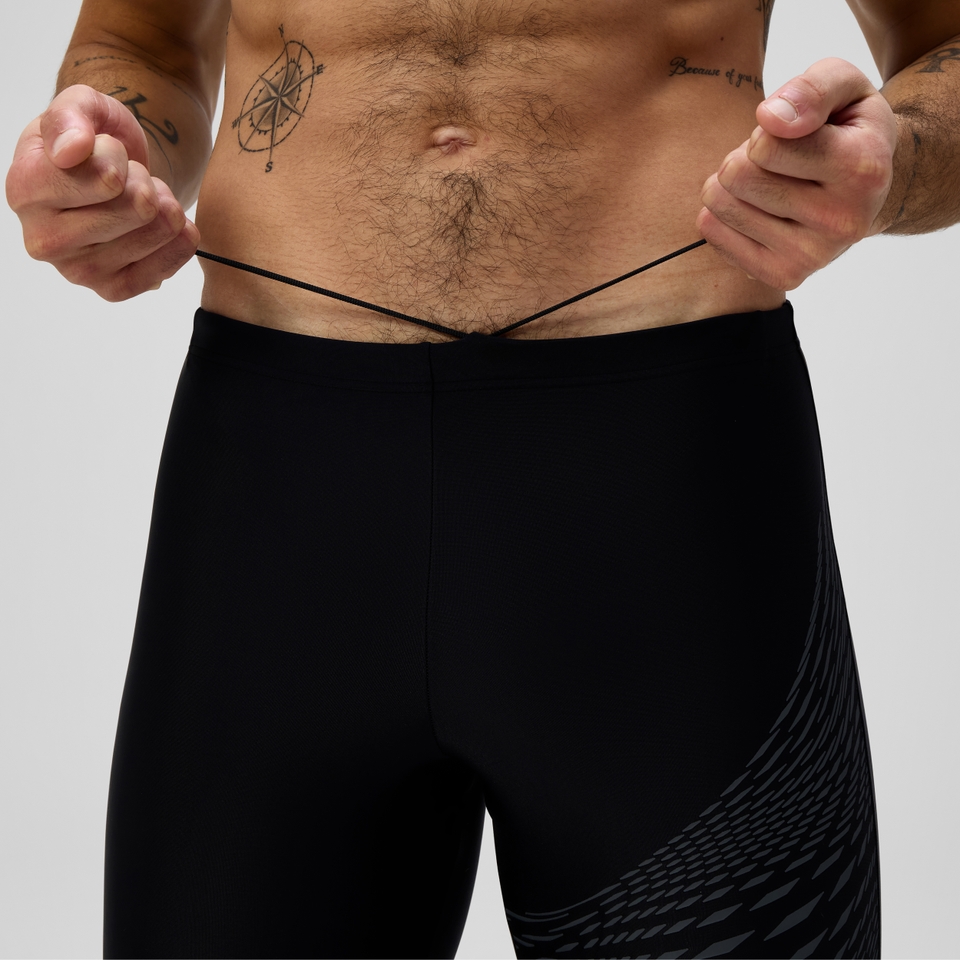Medley Logo Jammer für Herren, Schwarz/Grau