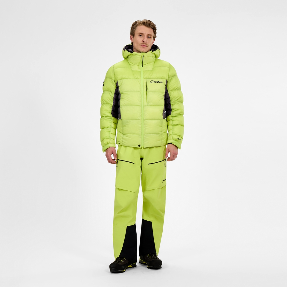 MTN Arete Ultra Daunen-Hoody für Herren - Gelb/Lila