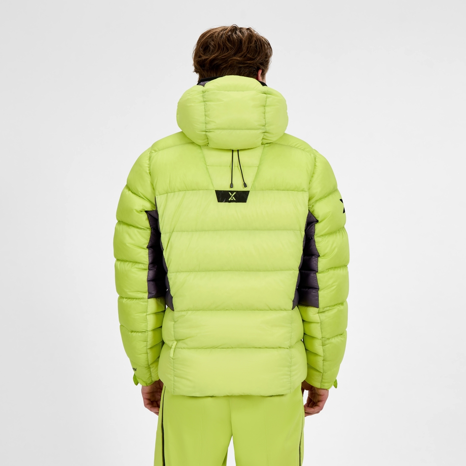 MTN Arete Ultra Daunen-Hoody für Herren - Gelb/Lila
