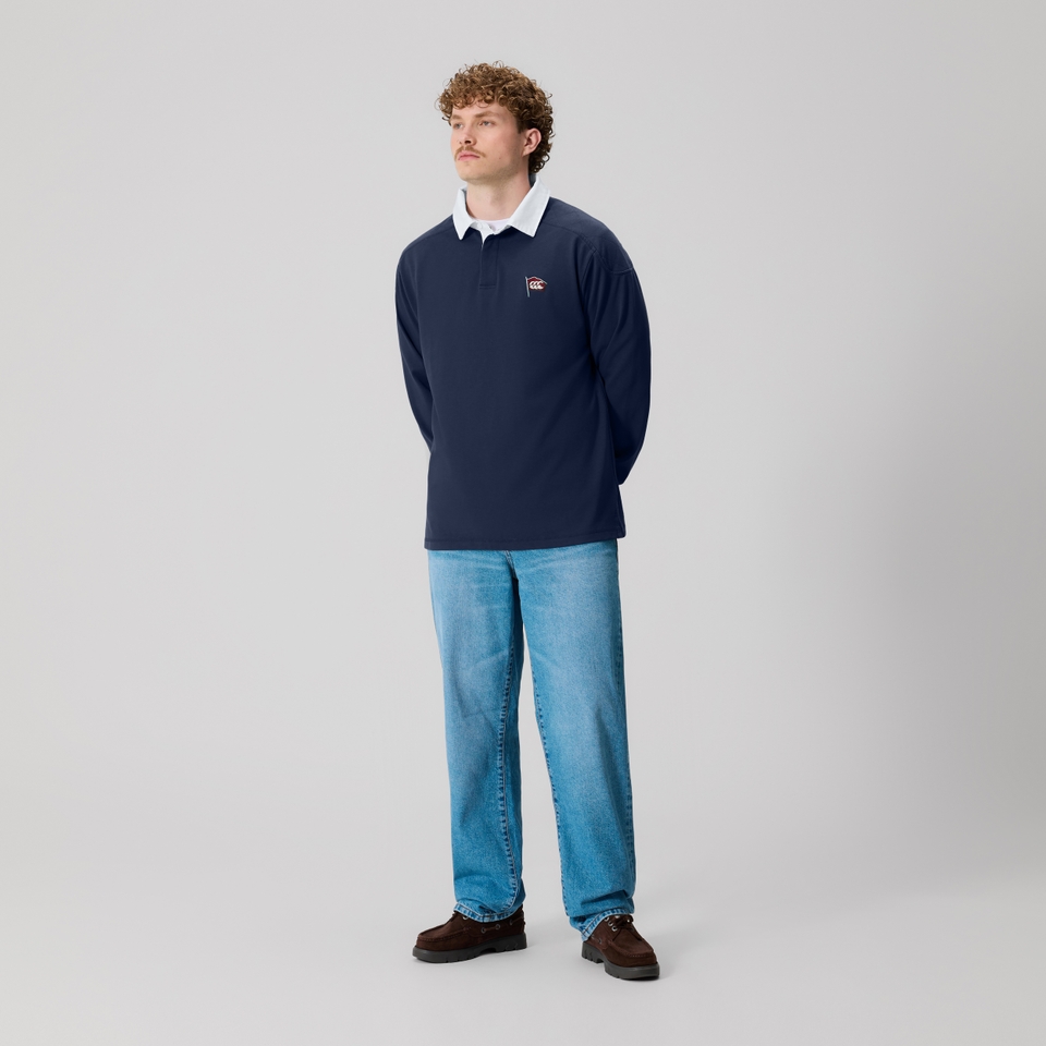 Mens The Rugby Jersey Navy