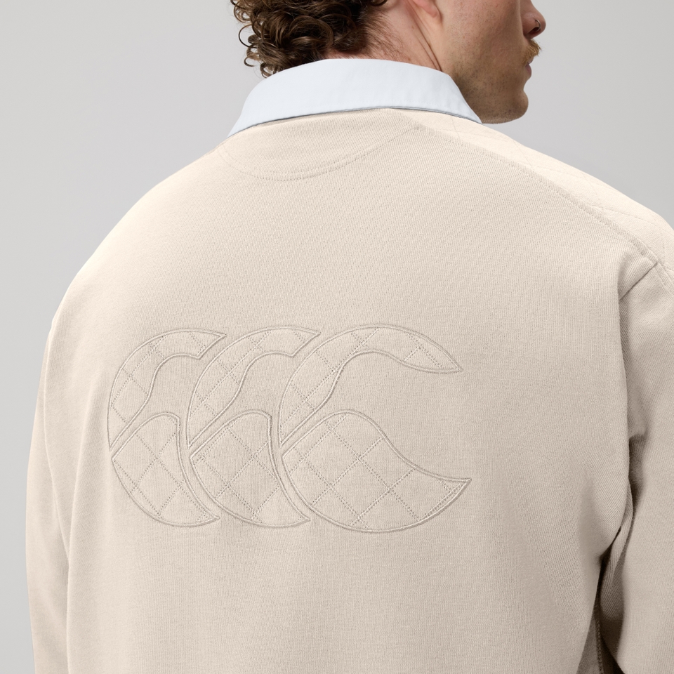 Mens The Rugby Jersey Beige