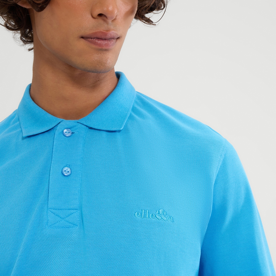 Men's Nerola Long Sleeve Polo Blue