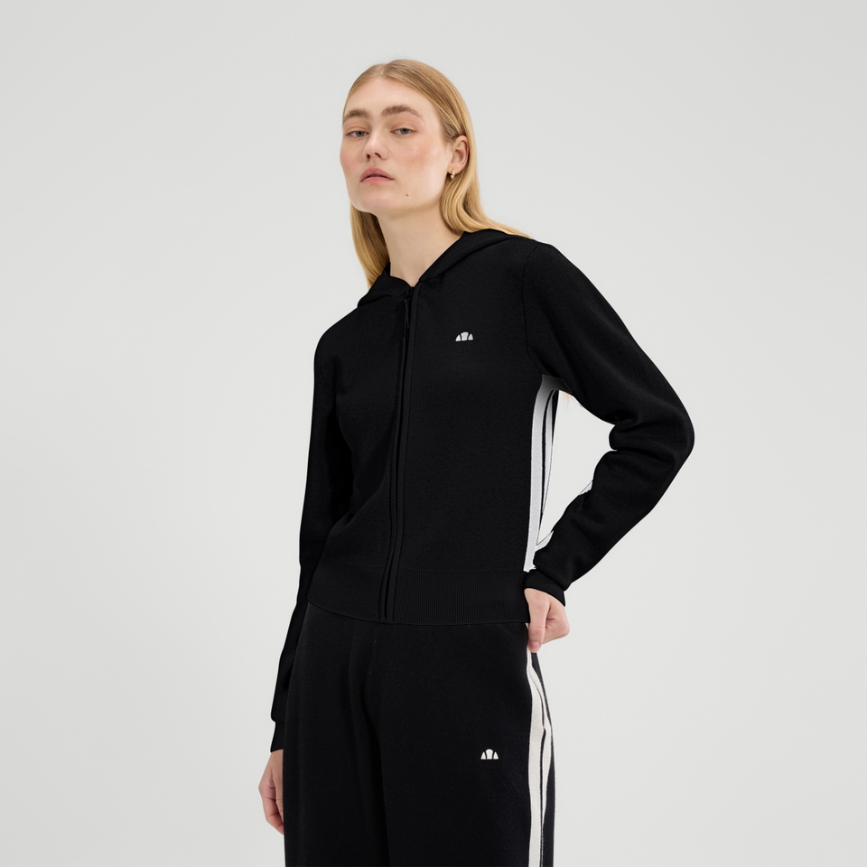 Women's Laneisa Knitted Hoodie Black