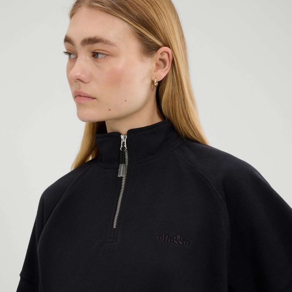 Women's Carrera 1/4 Zip Sweatshirt Black