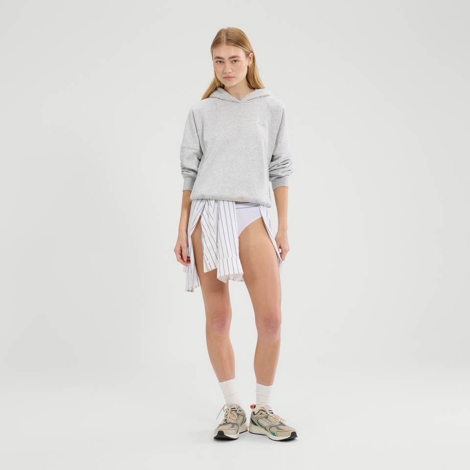 Women's Liscia Hoodie Light Grey Marl