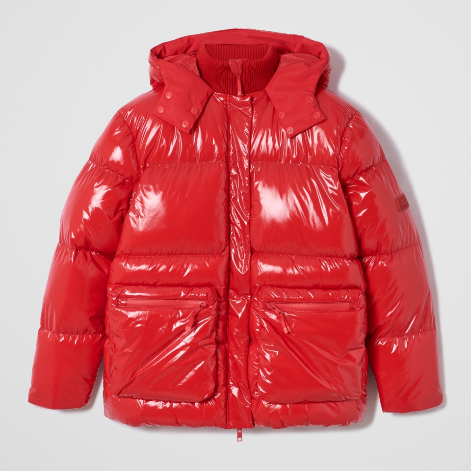 Women's Sela Oversized Puffa Red