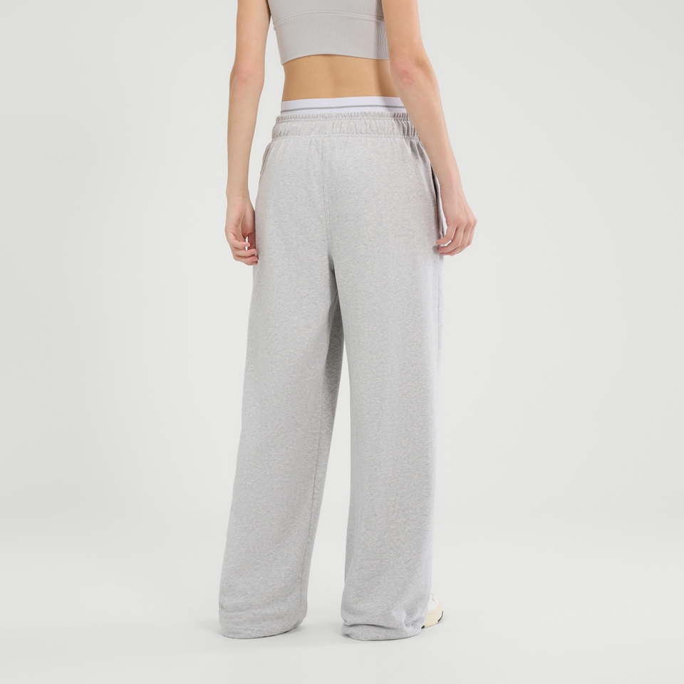 Women's Casoli Wide Leg Jogger Light Grey Marl