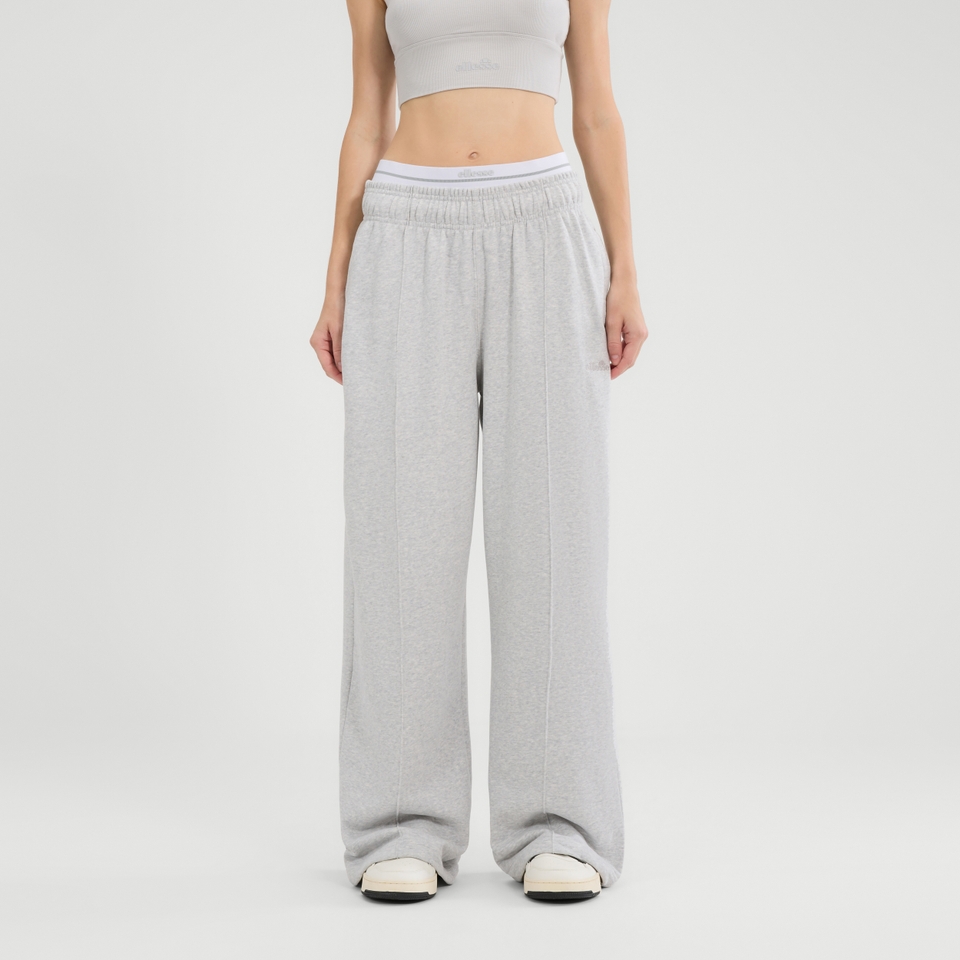 Women's Casoli Wide Leg Jogger Light Grey Marl