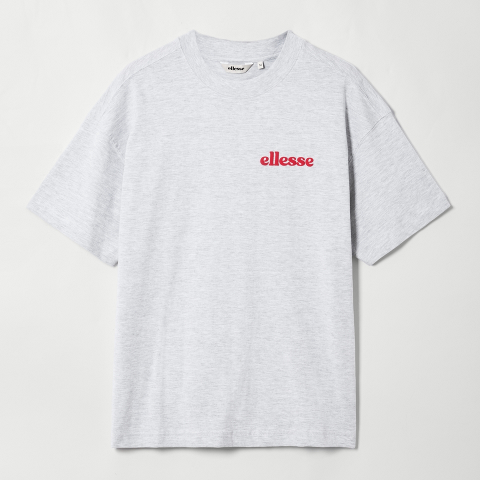 T-Shirt Entriamo für Herren Hellgrau Meliert