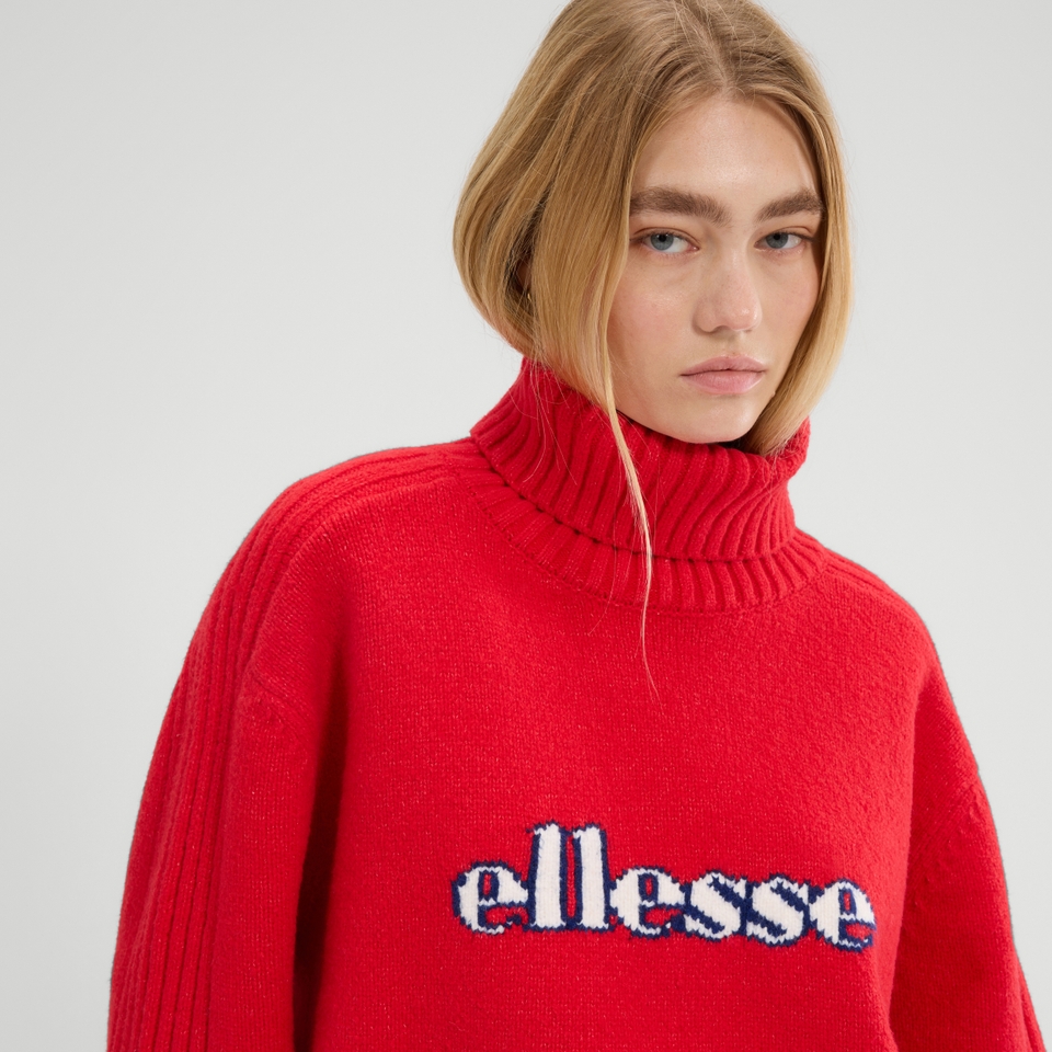 Oversized-Strickpullover Fascuno  für Damen Rot