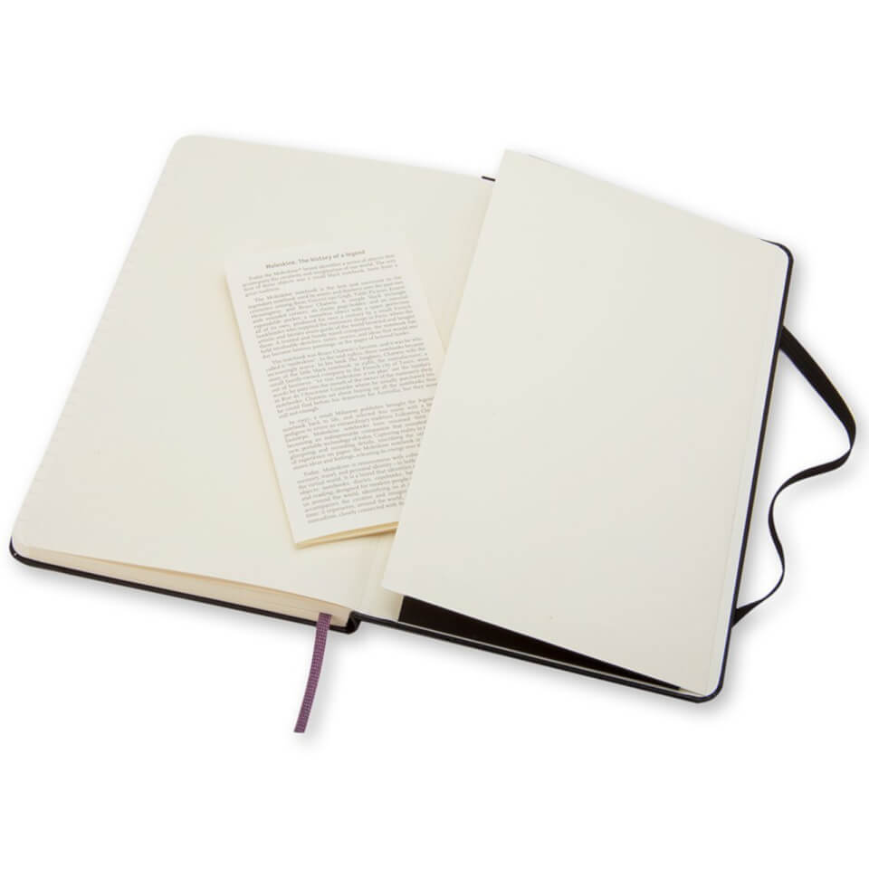 Moleskine Classic Ruled Hardcover Large Notebook - Black