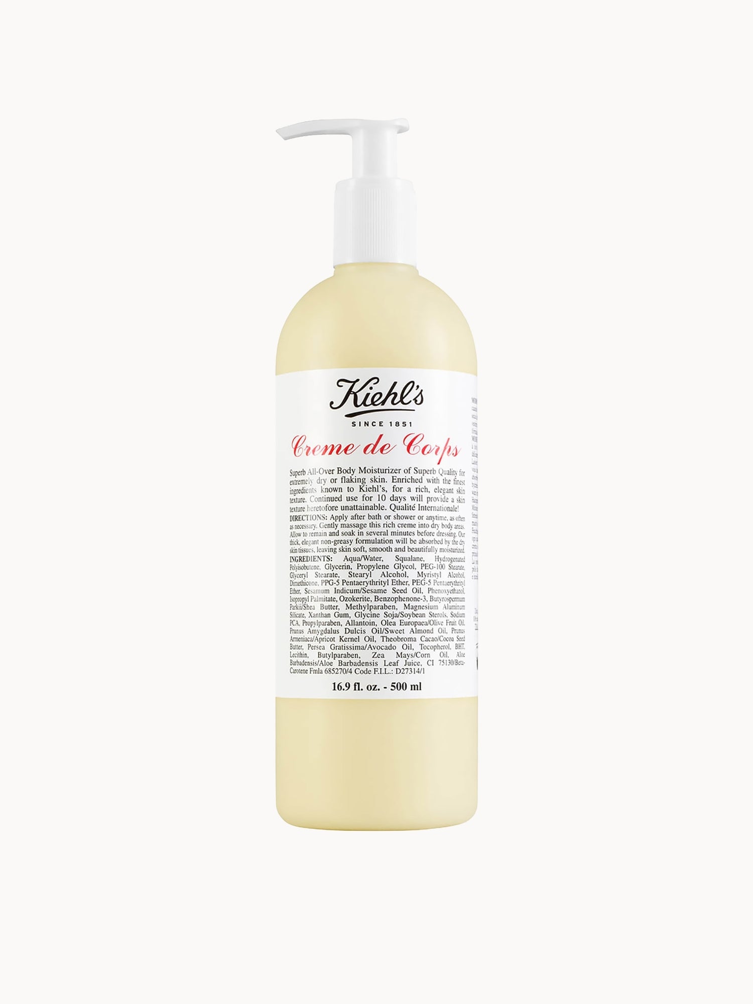 Kiehl's Creme De Corps 500ml - Super Size