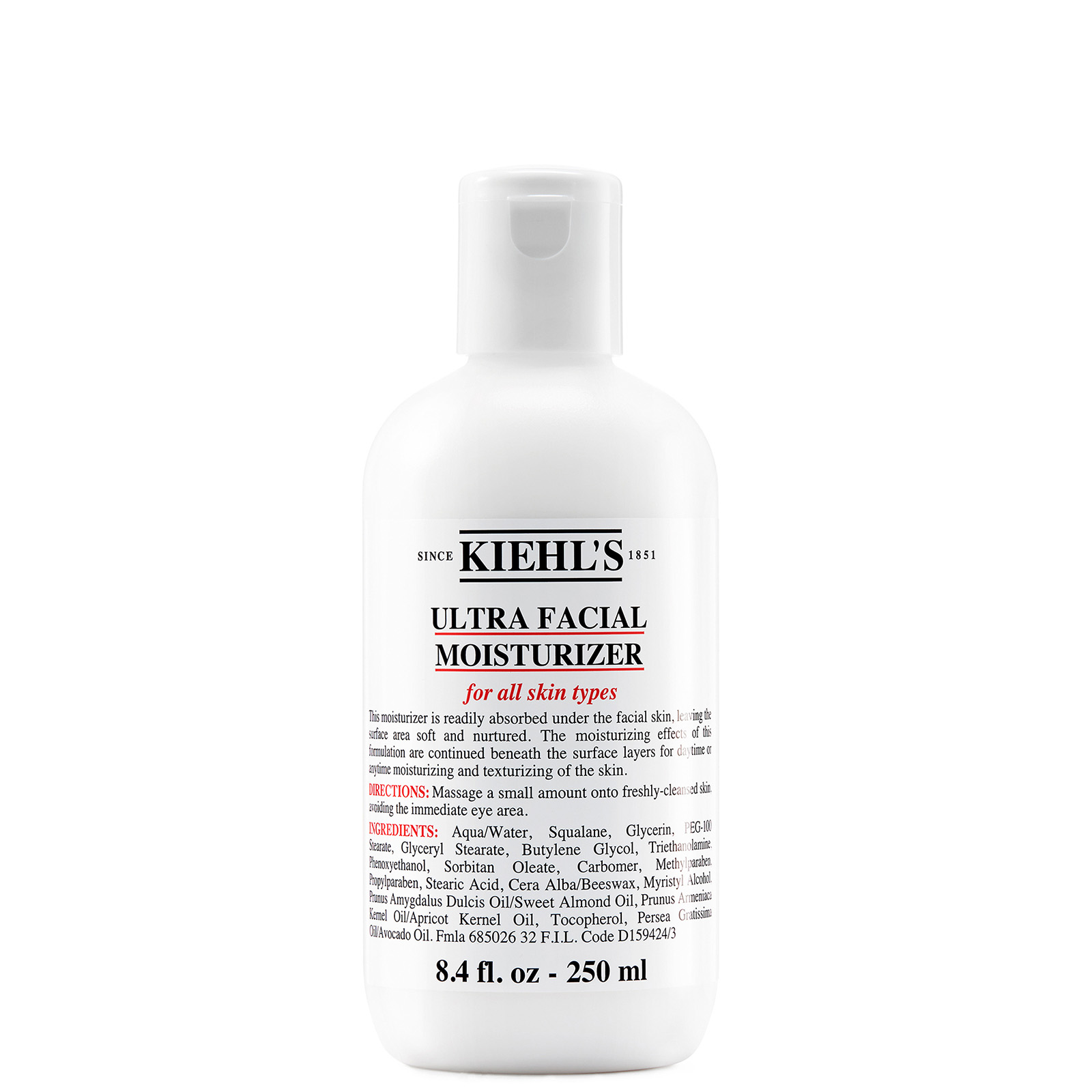 cult Kiehl's Ultra Facial Moisturizer 250ml - Super Size