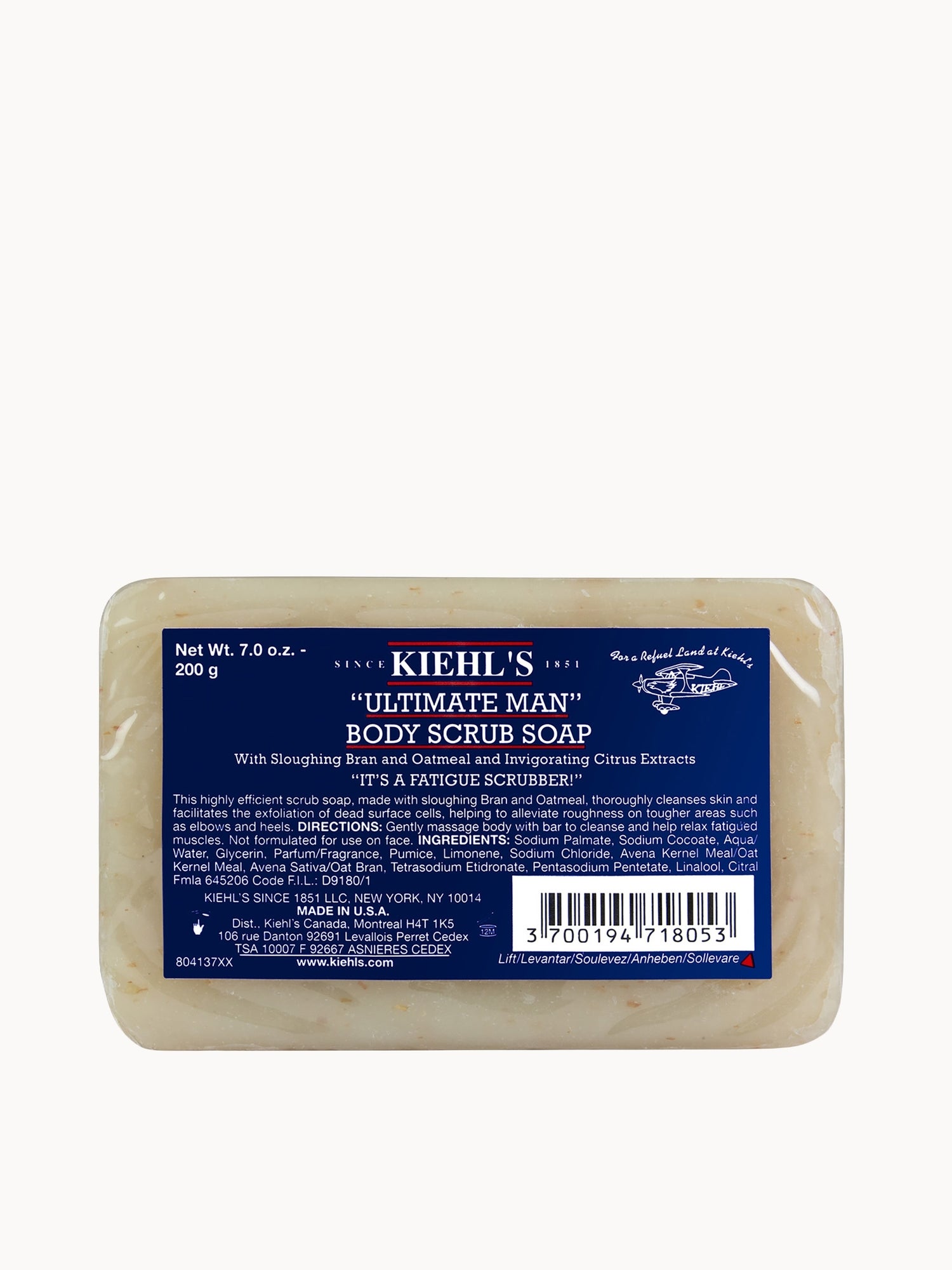 Kiehl's Since 1851 Kiehl's Ultimate Man Body Scrub Soap 200g