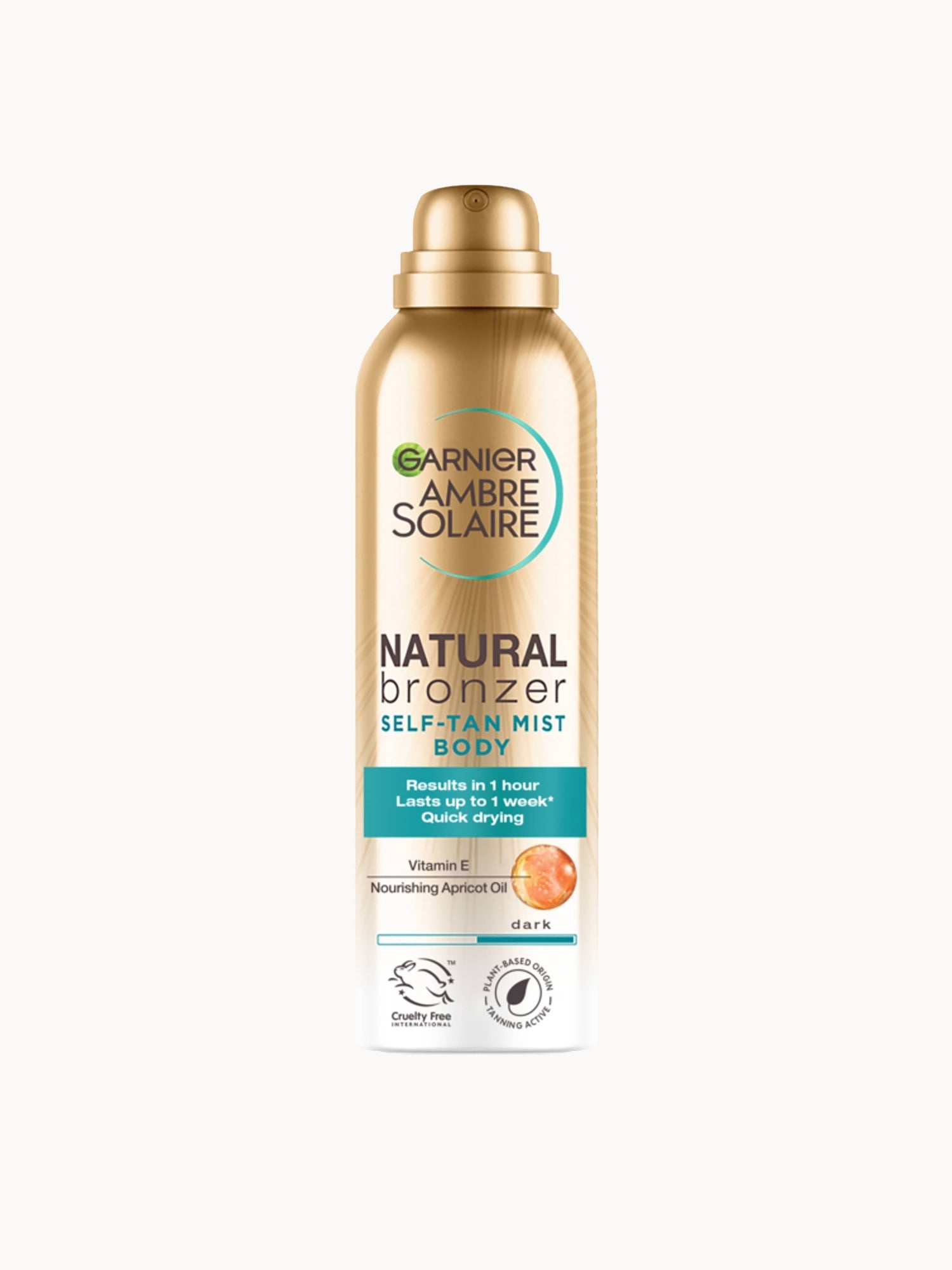 Ambre Solaire Natural Bronzer Quick Drying Self Tan Body Mist Dark 150ml