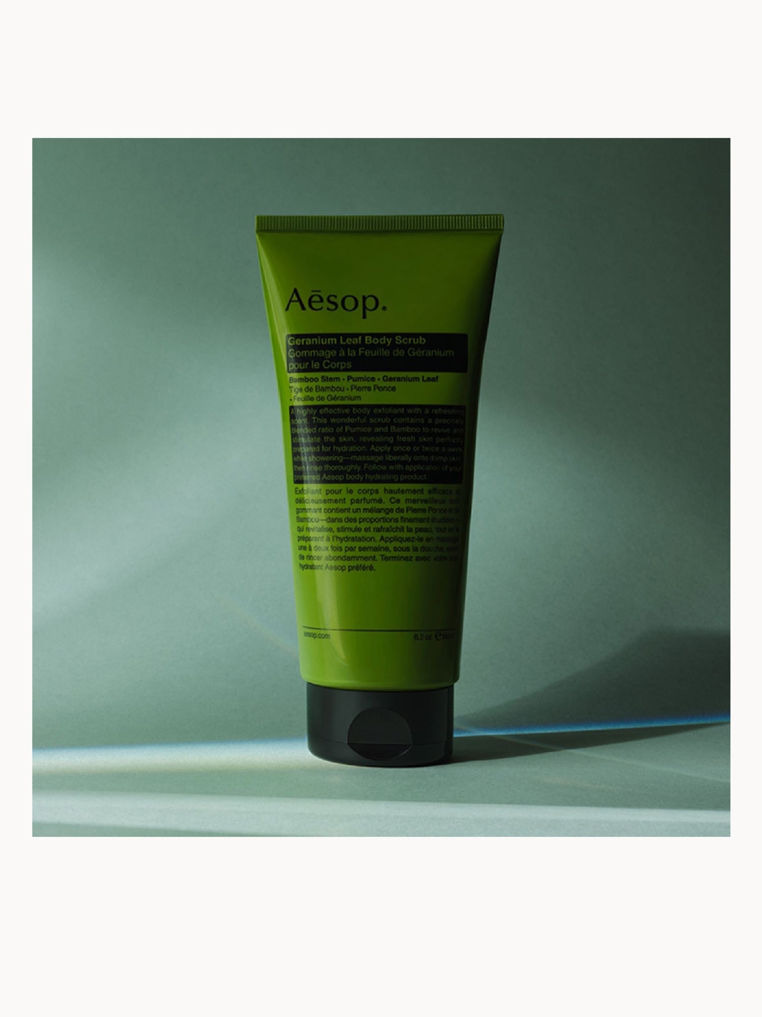 Aesop Geranium Leaf Body Scrub 180ml | LOOKFANTASTIC