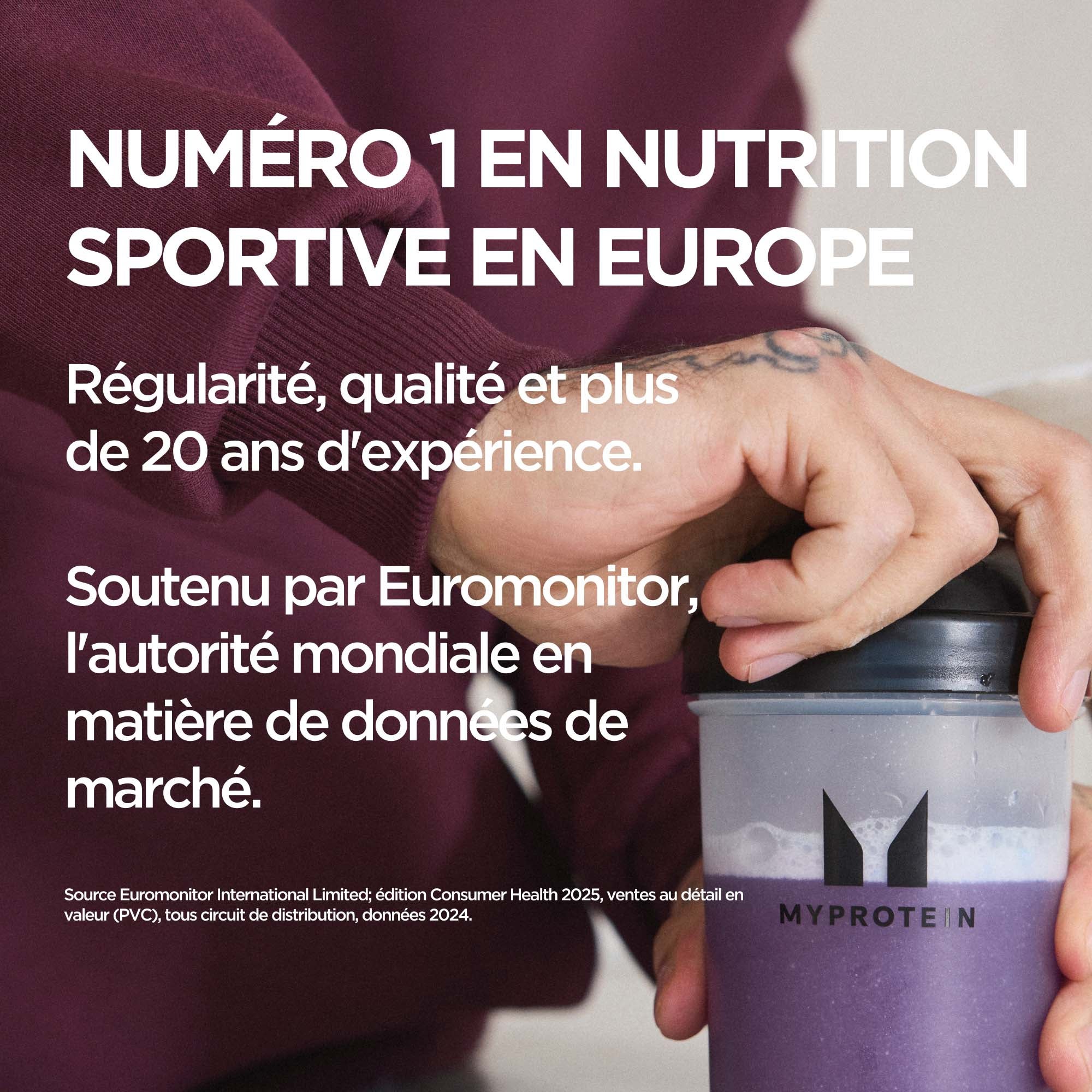 BCAA Essential 2:1:1 MyProtein - Poudre Saveur Grenadine 250g (Péremption 10/2021)